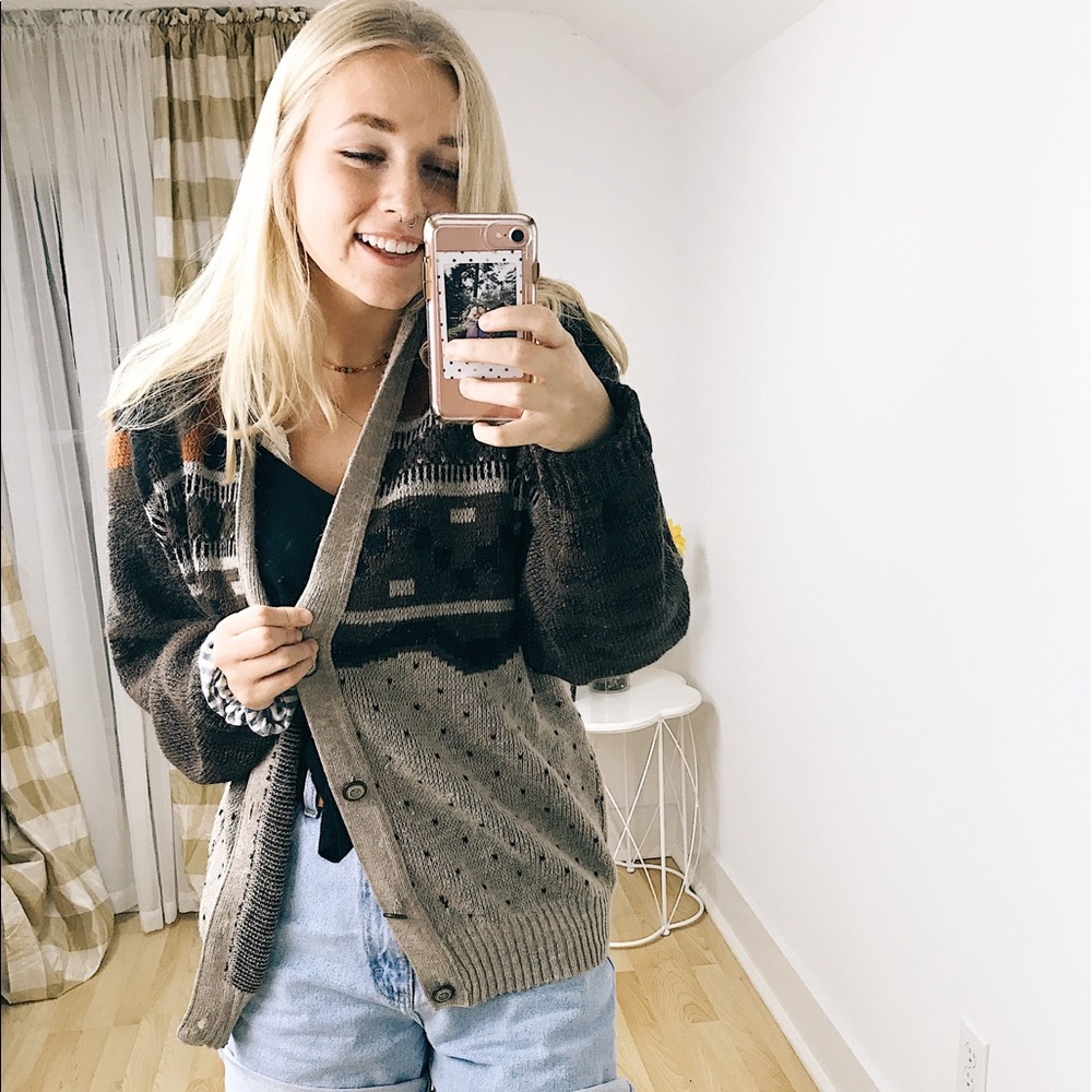 Soft Hazelnut Funky Cardigan
